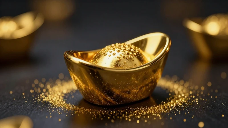 Oro brillante en primer plano, elegante y cinematográfico