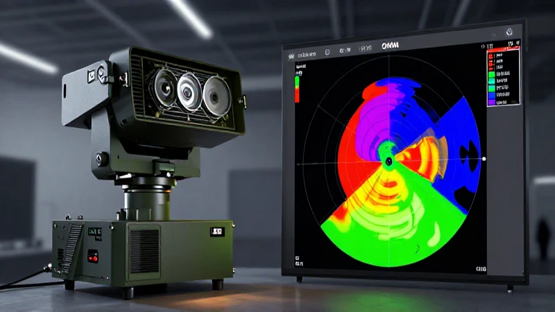 Radar 3D con imagen vibrante y profesional
