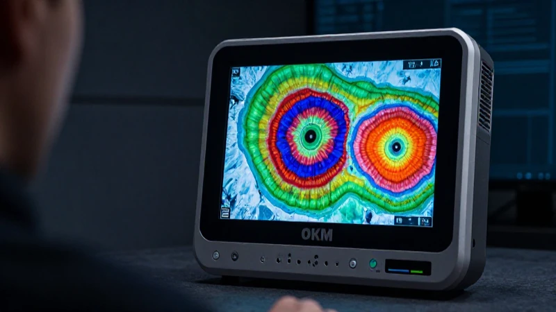 Escáner GPR revela geología vibrante y colorida
