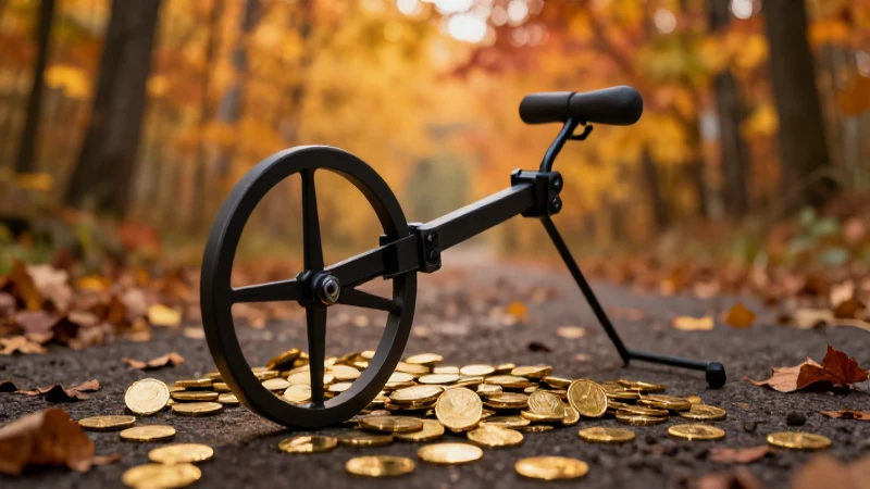 Monedas de oro en escena cinematográfica impactante