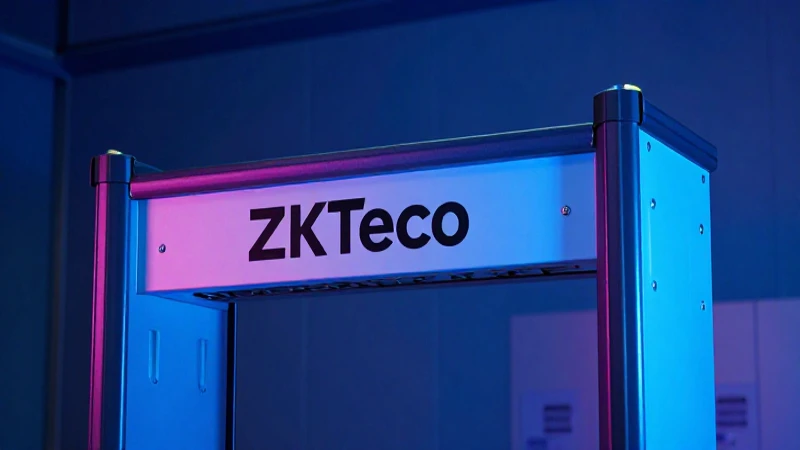 ZKTeco detecta metales en puntos seguros modernos