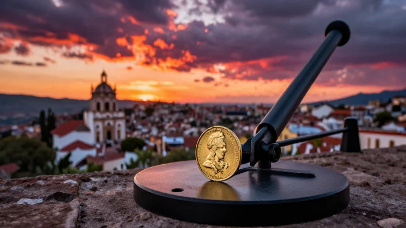 Oro hallado en paisaje dramático y vibrante