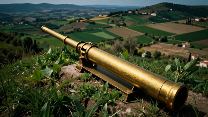 Detector dorado en paisaje valenciano vibrante