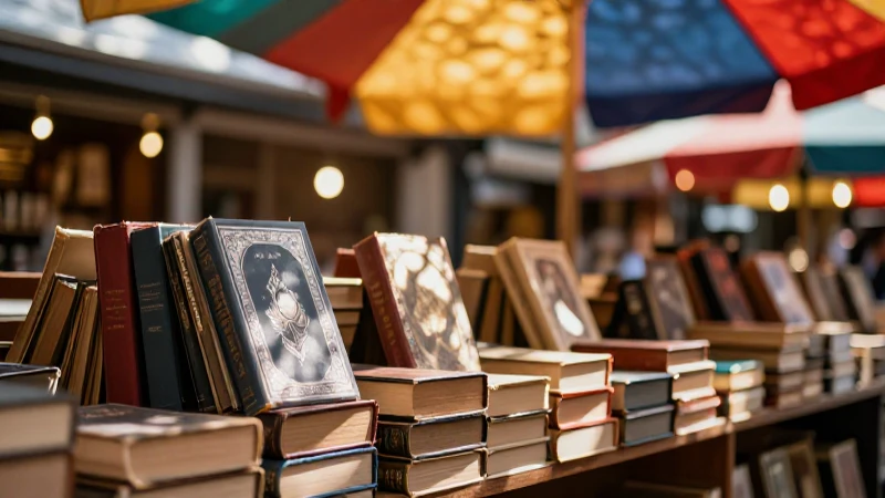 Dónde puedo encontrar un libro de acuña plata como cancha 9 Librería antigua con iluminación cálida y vibrante