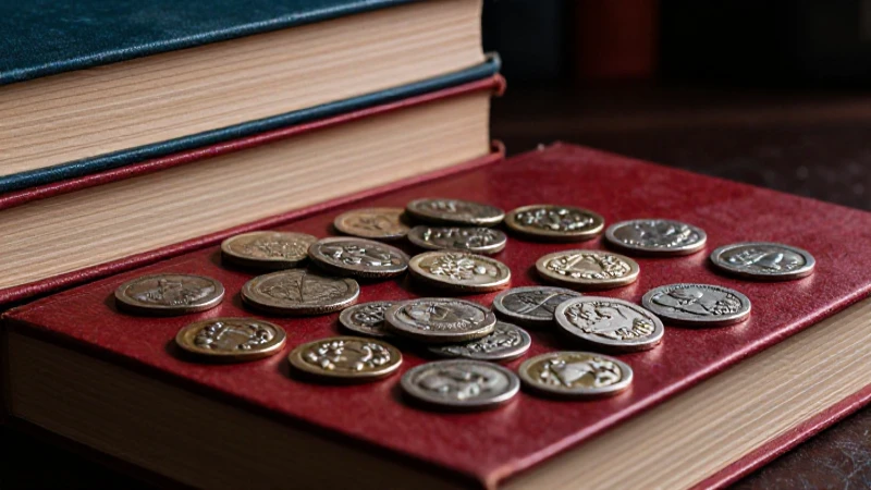 Monedas antiguas destacadas en fotografía profesional