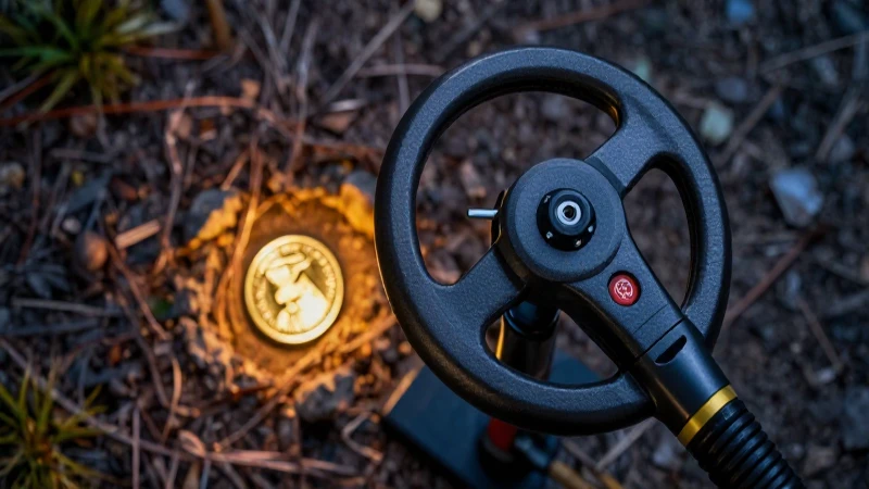 Detector halló moneda dorada con dramatismo