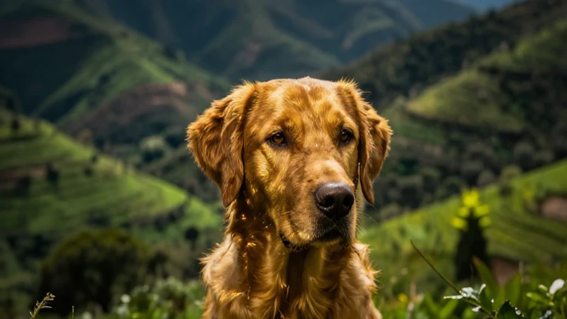 Detecta oro en paisaje vibrante y cinematográfico