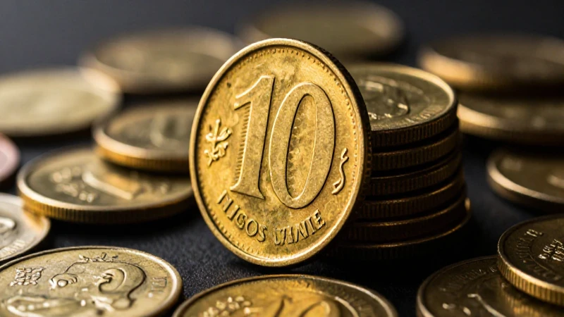 Monedas chilenas, luz dramática y venta posible