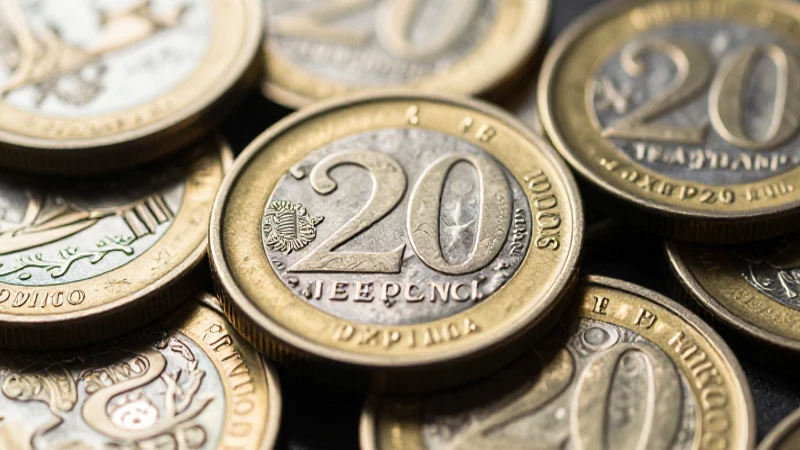 Monedas mexicanas resplandecientes en composición atractiva