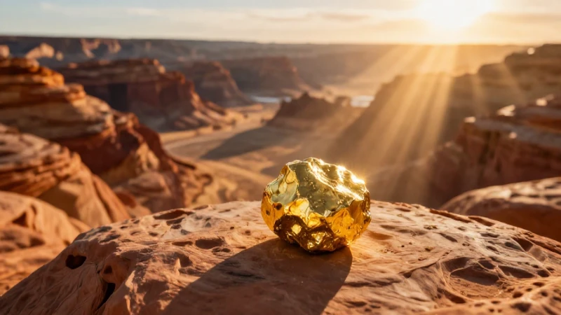 El oro estadounidense se encuentra en ricos yacimientos