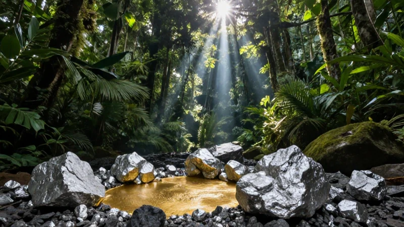 dónde se encuentra la plata en Costa Rica 2 Selva costarricense, oro y plata bajo luz dramática