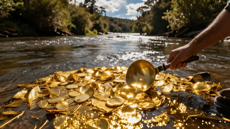 Se encuentra oro en ríos uruguayos