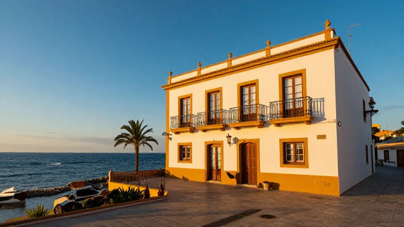 Hostal Estela: vistas doradas, fotografía profesional
