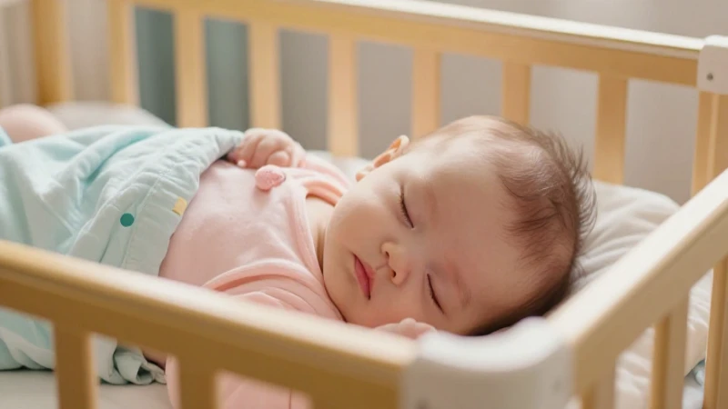 Bebé durmiendo en cuna cálida y suave
