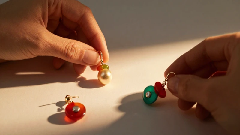 EAR PARTY SET: Elige entre 3 y 2 Hole Earring Sets Modernos 6 Joyas elegantes en fotografía estilizada y moderna