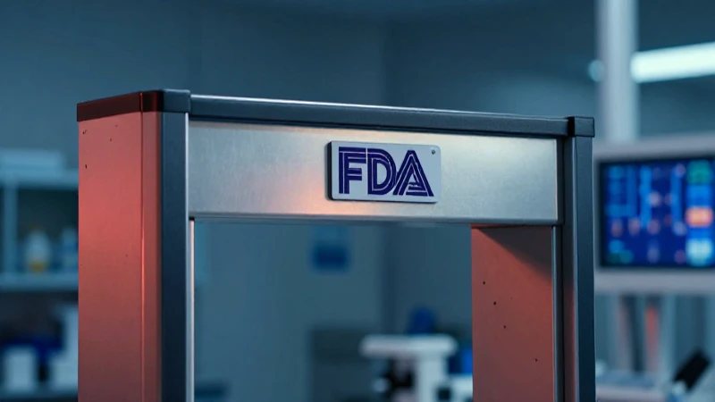Detector metálico de la FDA, imagen impactante