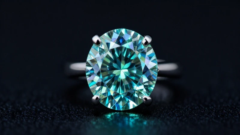 Anillo deslumbrante en fotografía lujosa y elegante