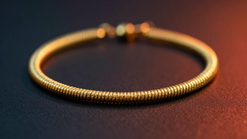 Joyas doradas resplandecen con elegante fotografía