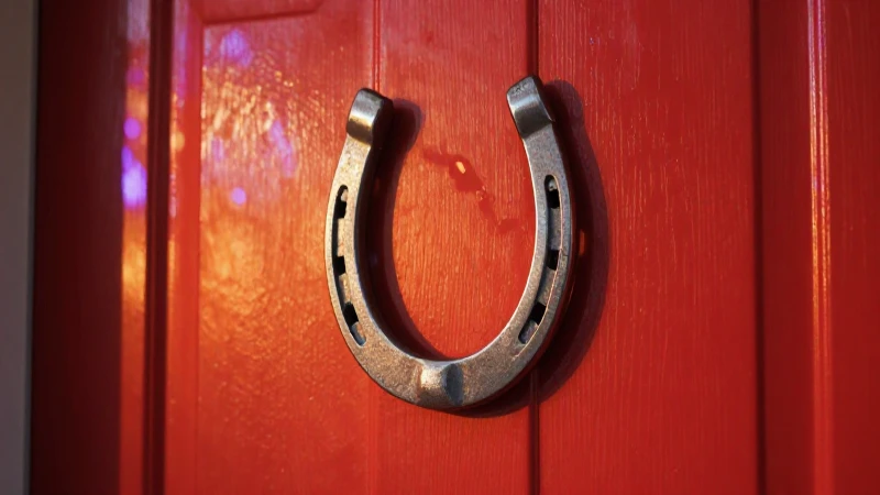 Puerta acogedora con luz profesional cálida