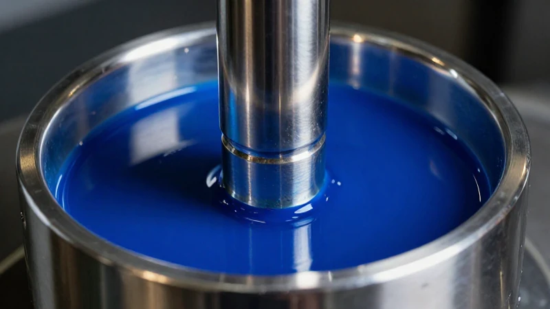 Cercano cromado azul, textura brillante y detallada