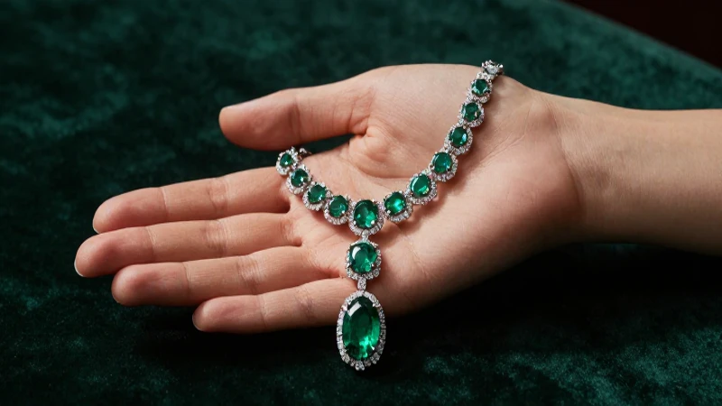 Collar de esmeraldas: lujo y elegancia