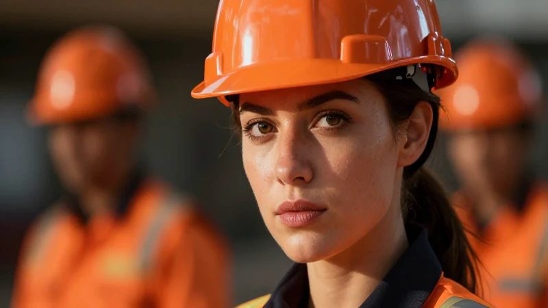 Minería femenina: mirada atractiva y en contraste
