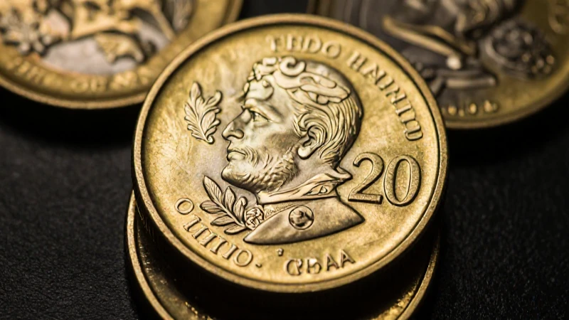 Moneda mexicana: oro detallado y elegante
