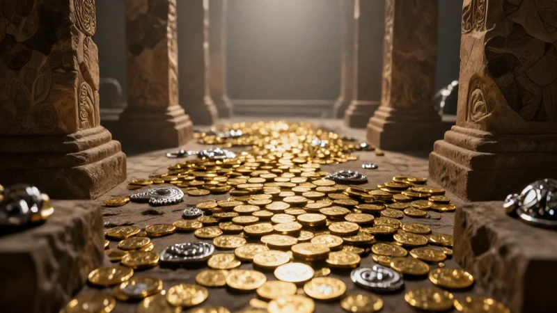 En qué lugares específicos de una ruina o sitio histórico es más probable encontrar tesoros de oro y plata 2 Ruinas antiguas resplandecen con tesoros ocultos