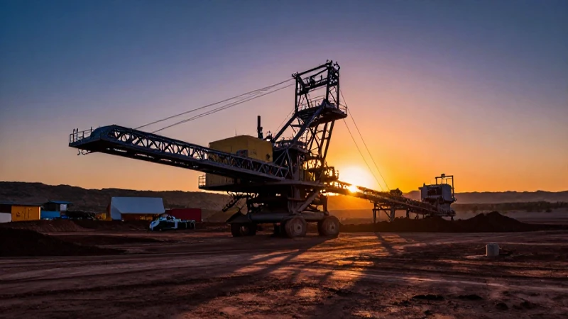 En qué países se desarrolló la minería a lo largo de la historia 3 Minería moderna iluminada por atardecer dramático