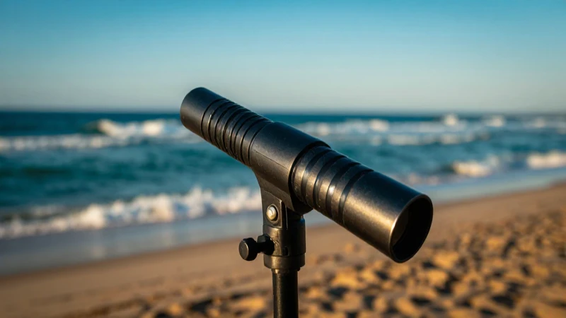 Detector detecta metal en playa dorada