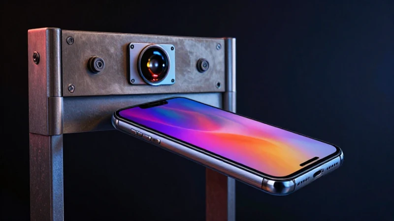 Imagen impactante y moderna de un teléfono