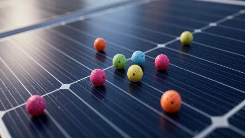 Nanopartículas solares: imagen impactante y realista