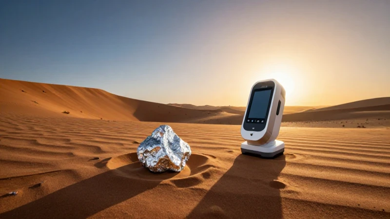 Se halló plata en el desierto con un escáner