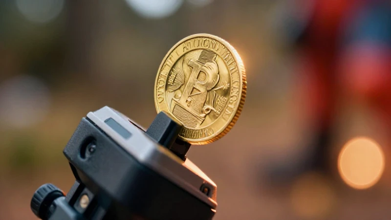 Descubrimiento de moneda de oro en primer plano