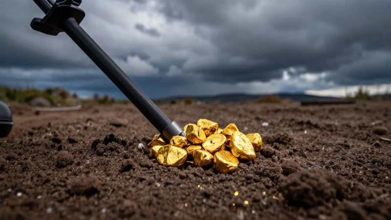 Existen consejos y trucos para mejorar mis habilidades de detección de metales de oro y plata tesoros 4 Buscan pepitas doradas bajo cielos dramáticos