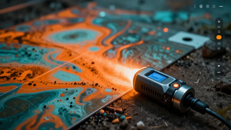 Tecnología detecta tesoros en paisaje futurista