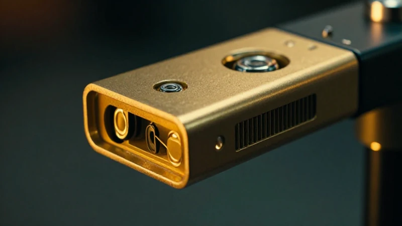 Cómo detectar y detener imitaciones de detectores de metal 3 Detector metálico dorado, fotografía profesional impactante