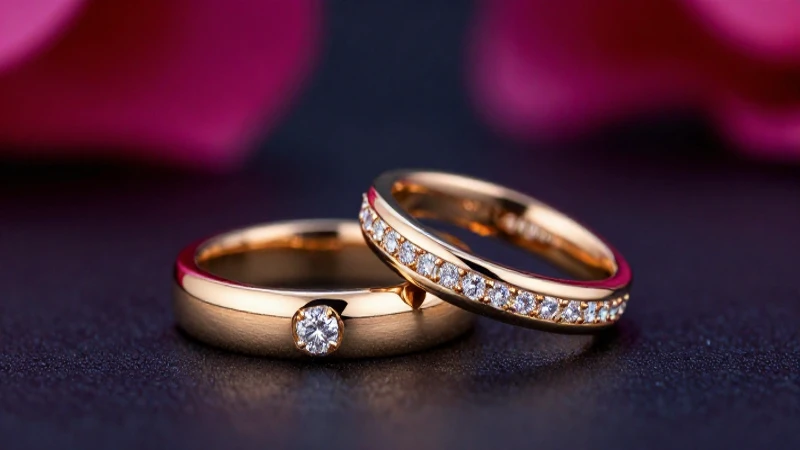 Anillos elegantes, oro, diamantes y profesionalidad