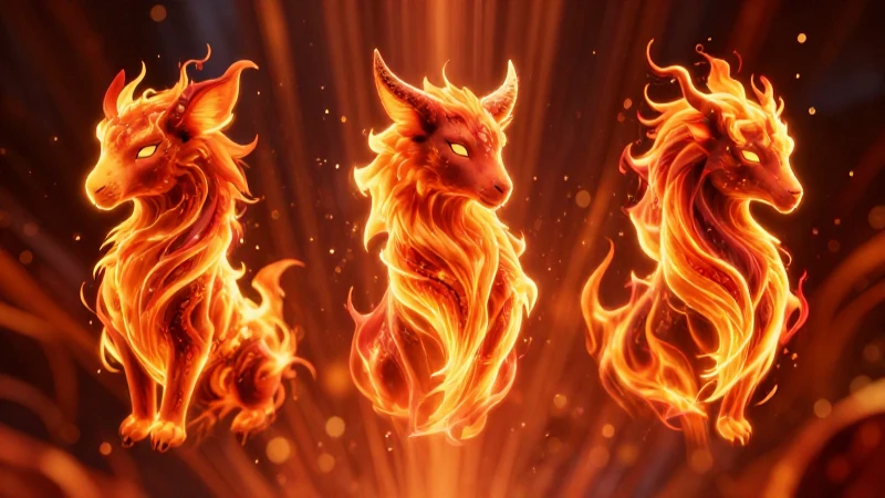 Cuáles son los rasgos más destacados de los Signos de Fuego 5 Zodiaco: composición dramática, vibrante y estilizada