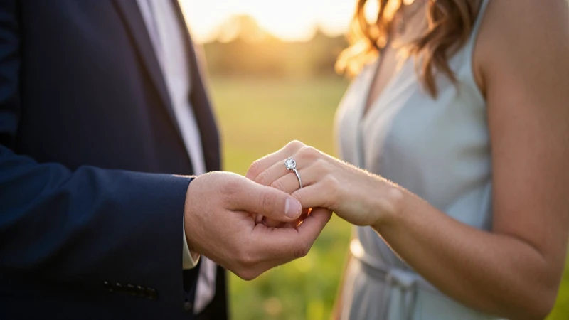 Fotos con anillo de compromiso: simbolizando amor eterno 6 Pareja enamorada y anillo brillante irradian romance