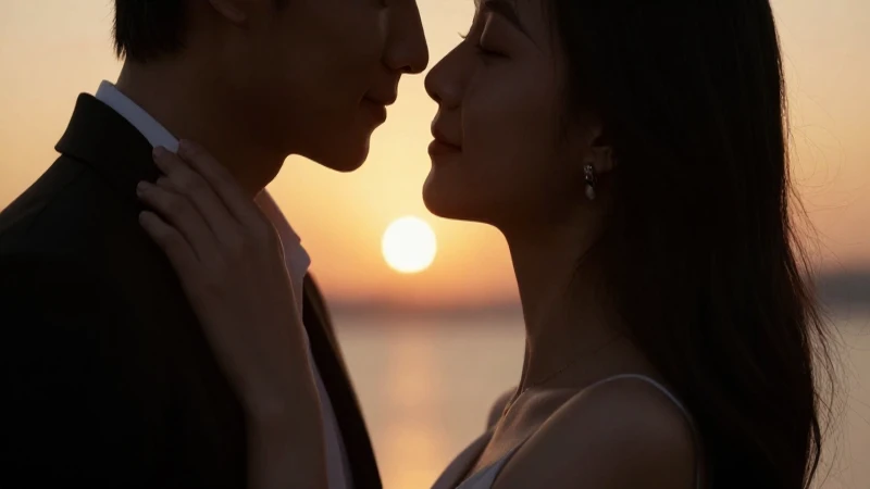 Fotos con anillo de compromiso: simbolizando amor eterno 3 Pareja enamorada bajo luz cálida y soñadora