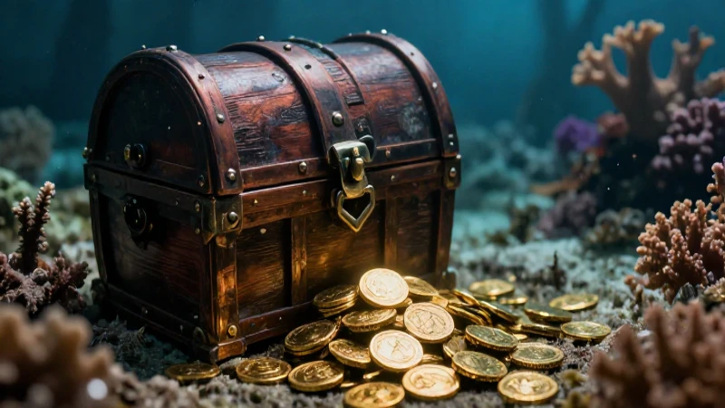 Se encontraron botellas y monedas en tesoro pirata de Surinam 7 Tesoros piratas antiguos en vibrante fotografía marina