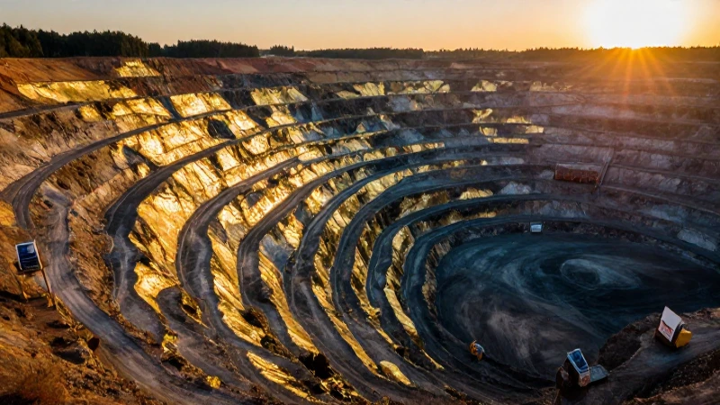 Fresnillo minería: Nuevas inversiones en exploración minera 7 Mina a cielo abierto, oro resplandeciente