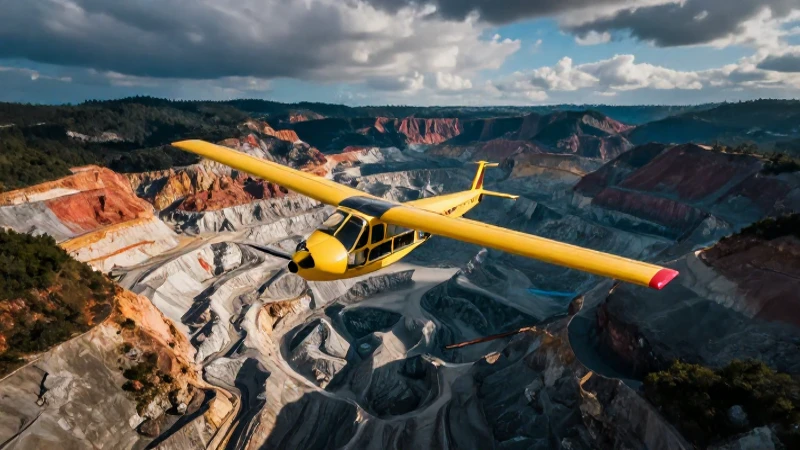 Fresnillo minería: Nuevas inversiones en exploración minera 6 Vista aérea cinematográfica en terreno montañoso