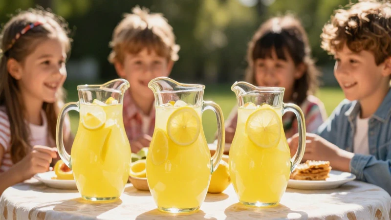 La Fundación Grupo México lanzó Pitchers Sociales 5 Niños felices disfrutando un alegre picnic soleado
