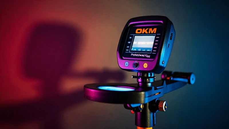 Detector profesional, imagen cinematográfica y vibrante