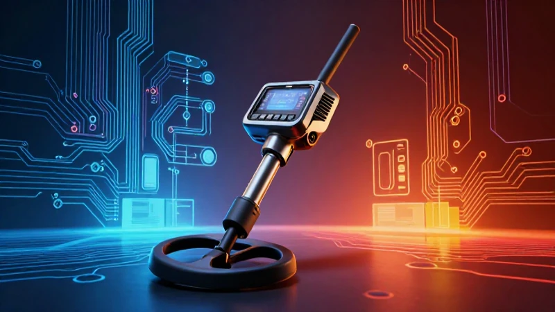 Metal detector hiperrealista con visualización 3D impactante