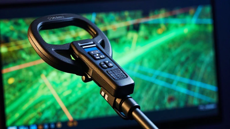 Detector metálico con imagen profesional y llamativa