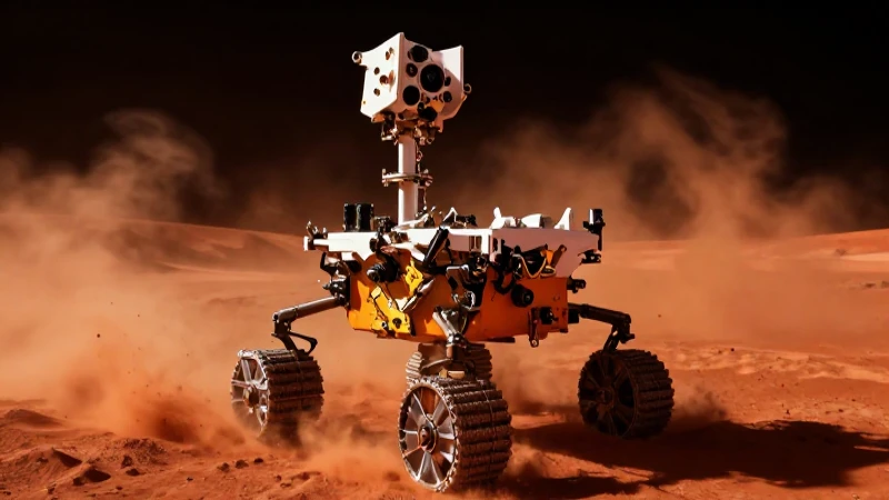Explorando el Rover C4 para detectar metales en 3D 2 Rover en Marte: polvo naranja y alta definición