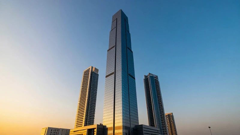 Arquitectura alemana moderna al atardecer en Dubái